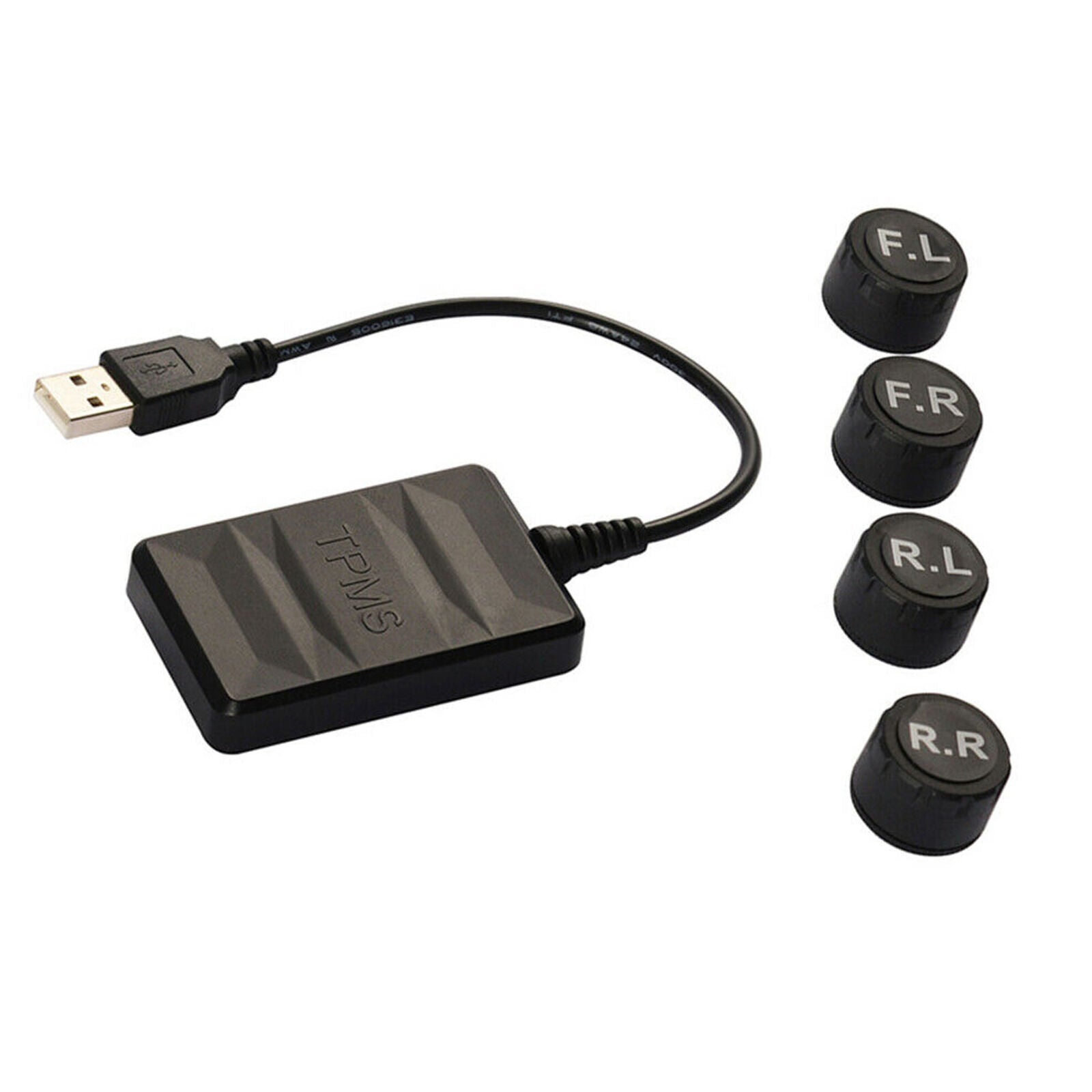 TY06N USB Android TPMS External Sensor Car Tire Pressure Monitoring Alarm System