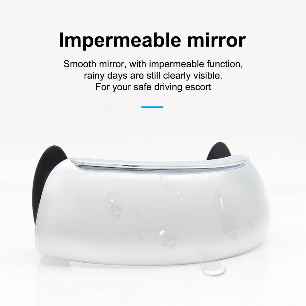 1x Universal Motorcycle Rear view blind spot Mirror 180° Wide Angle Convex