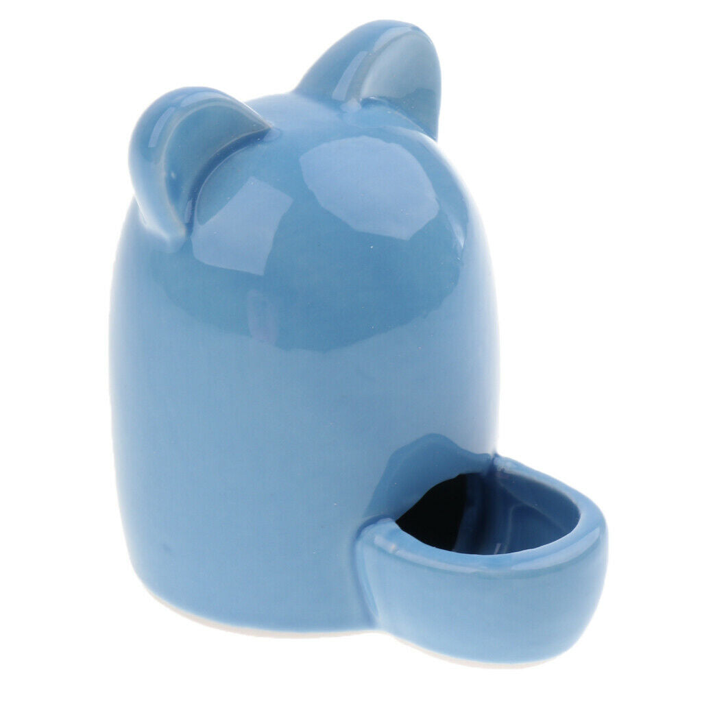 Automatic water dispenser water feeder ceramic water bowl for hamster rats