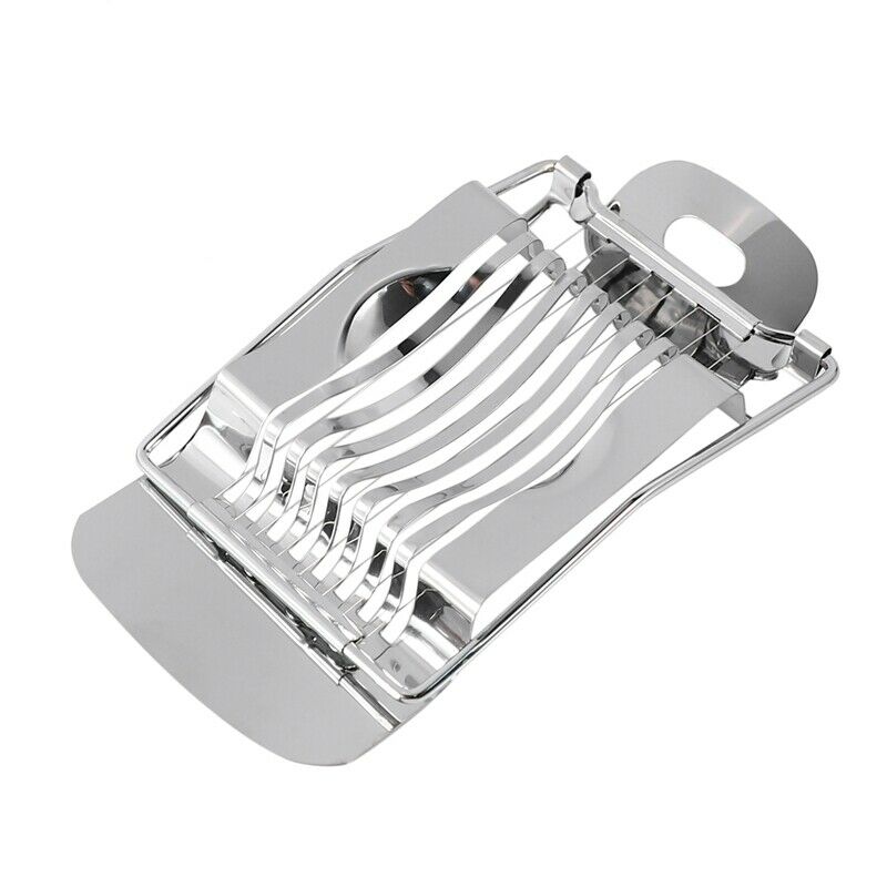 1Pcs Stainless Steel Boiled Egg Slicer Section Cutter Mushroom Tomato Cutter KX7