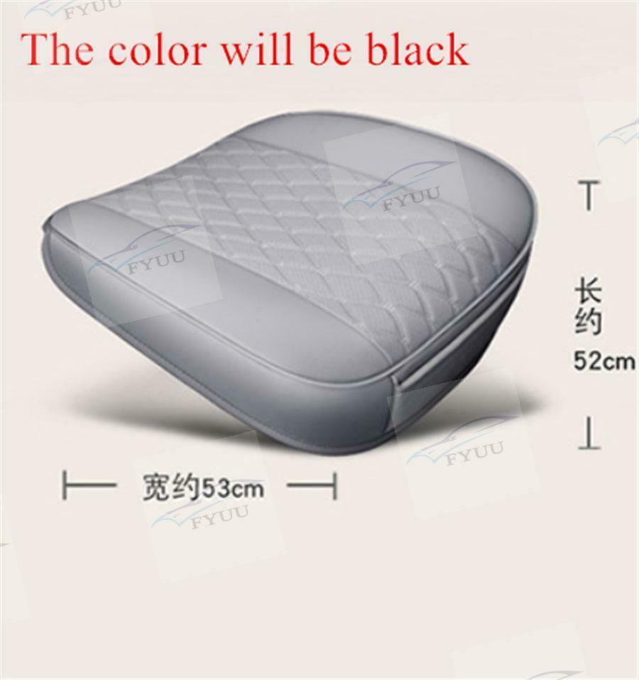Universal 9D PU Leather Front Seat Protector Chair Mat Interior Automotive Goods