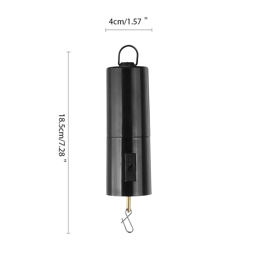 Metal Wind Chimes Blessing Decoration Windbell with Battery Powered Motor