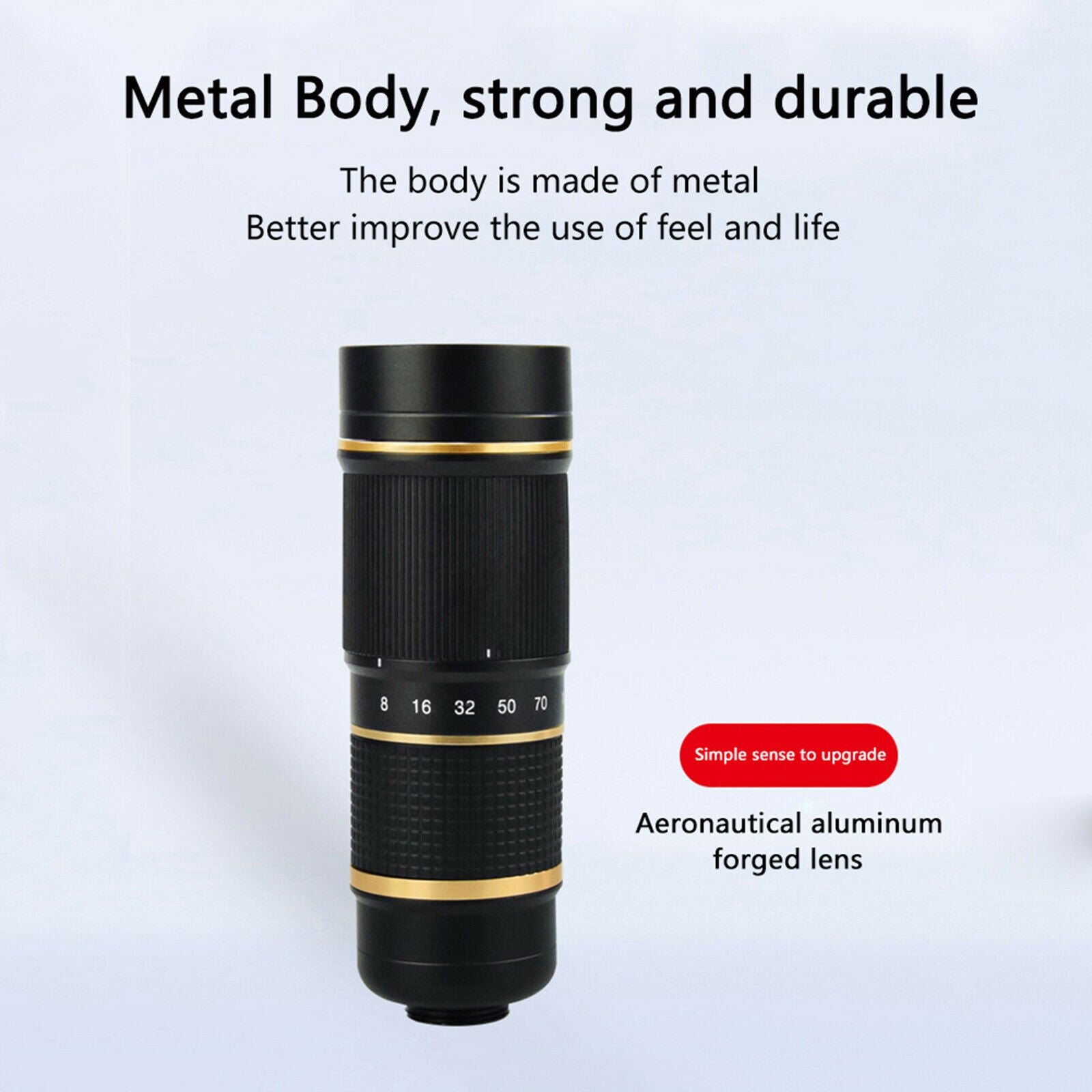 18X Zoom Telescope lens Monocular Cell Phone Camera Lens HD Smartphone Lens