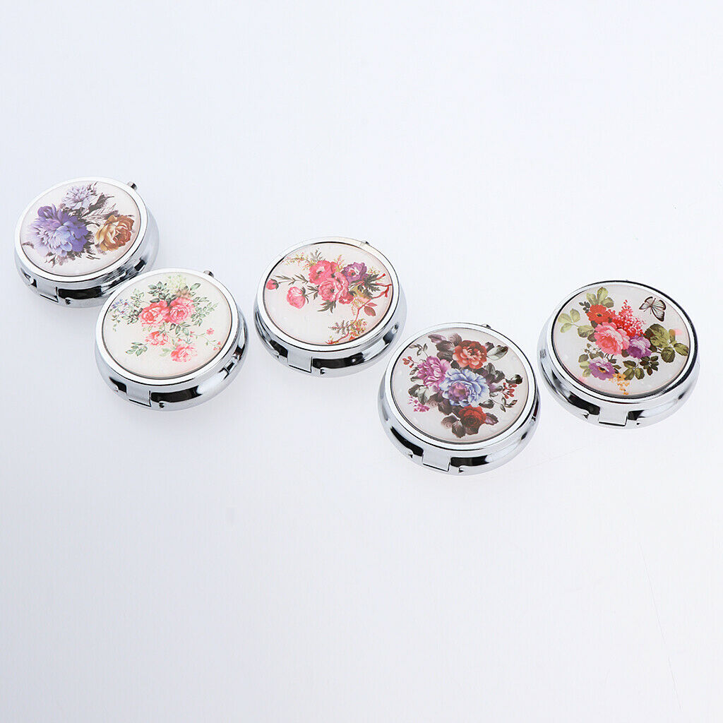 Cute Pill Case Portable for Pocket Purse Briefcase Travel Pills Box Medicine
