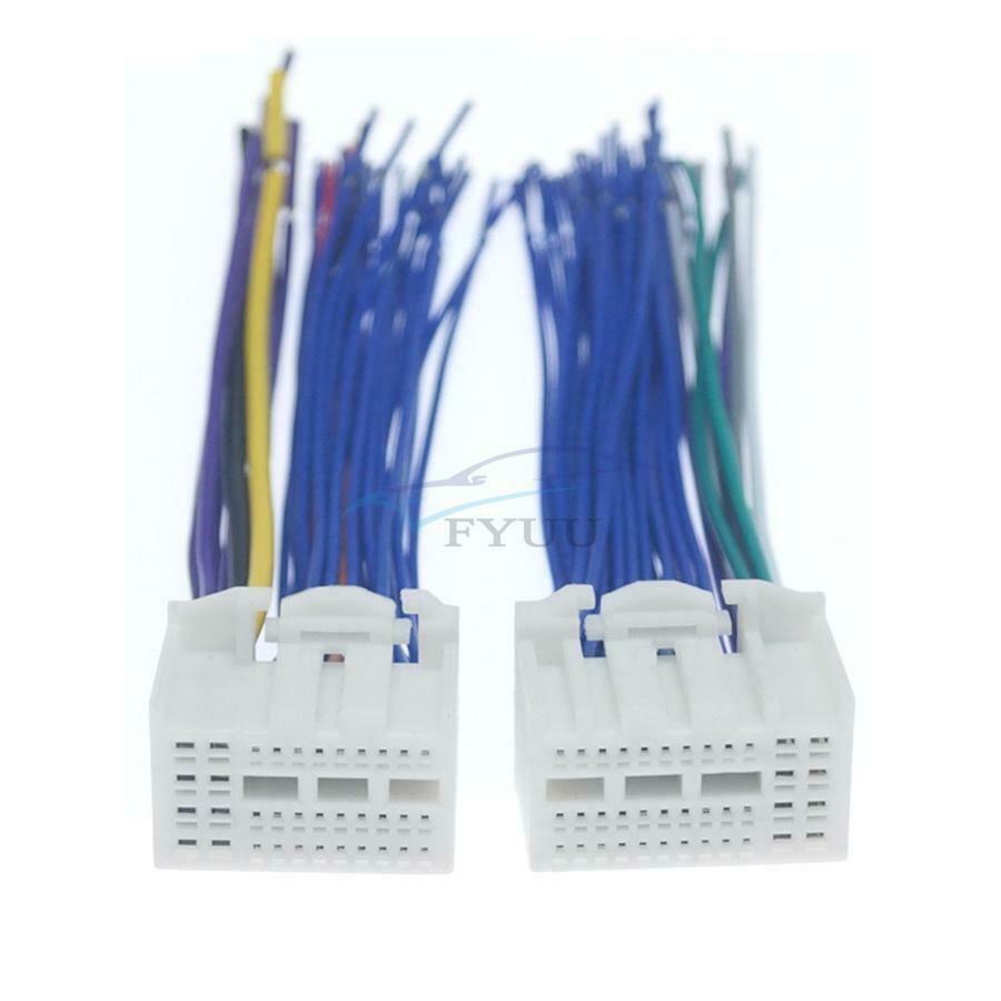 150mm Car Stereo Wire Harness Connector CD Tail Line For Hyundai Elantra/ Tucson