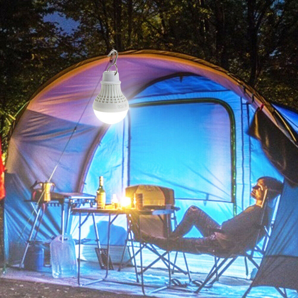 Solar Rechargeable Intelligent Night Lamp Energy Saving LED Emergency Light Bulb