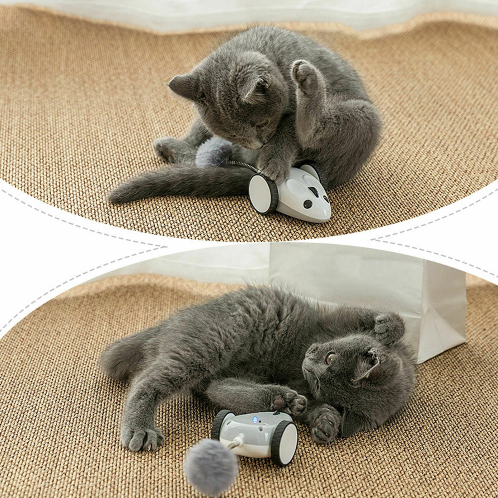 Cat Toys Moving Mouse Remote Control Simulation Interactive Cat Toys for