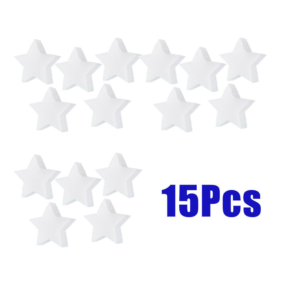 15pcs Oil Absorbing Sponge Swimming Pool Accessory Star Shaped Foam Sponge