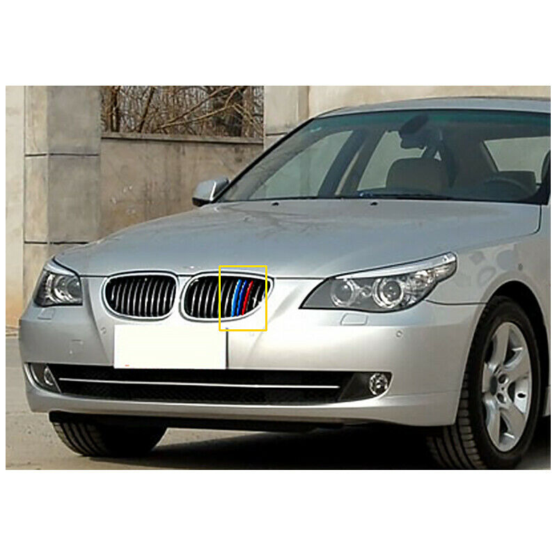 3 M Color Kidney Grille Insert Trim Cover fit for BMW 5 Series E60 2004-10 Use