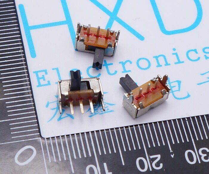 50pcs SK12D07 Right Angle Mini Slide Switch Power Switch 3P SPDT 2mm Pitch