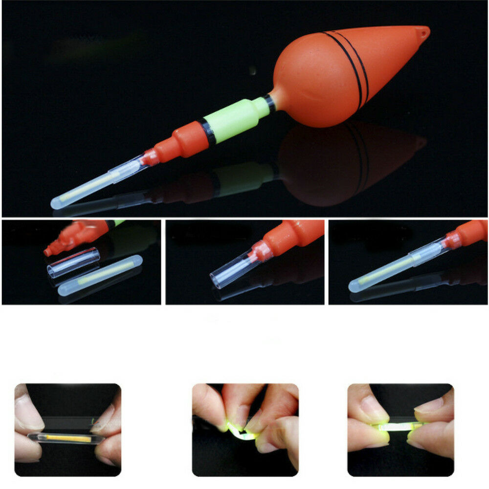15Pcs Fishing Accessories Float Fluorescent Light Sticks Sports Goods Tools