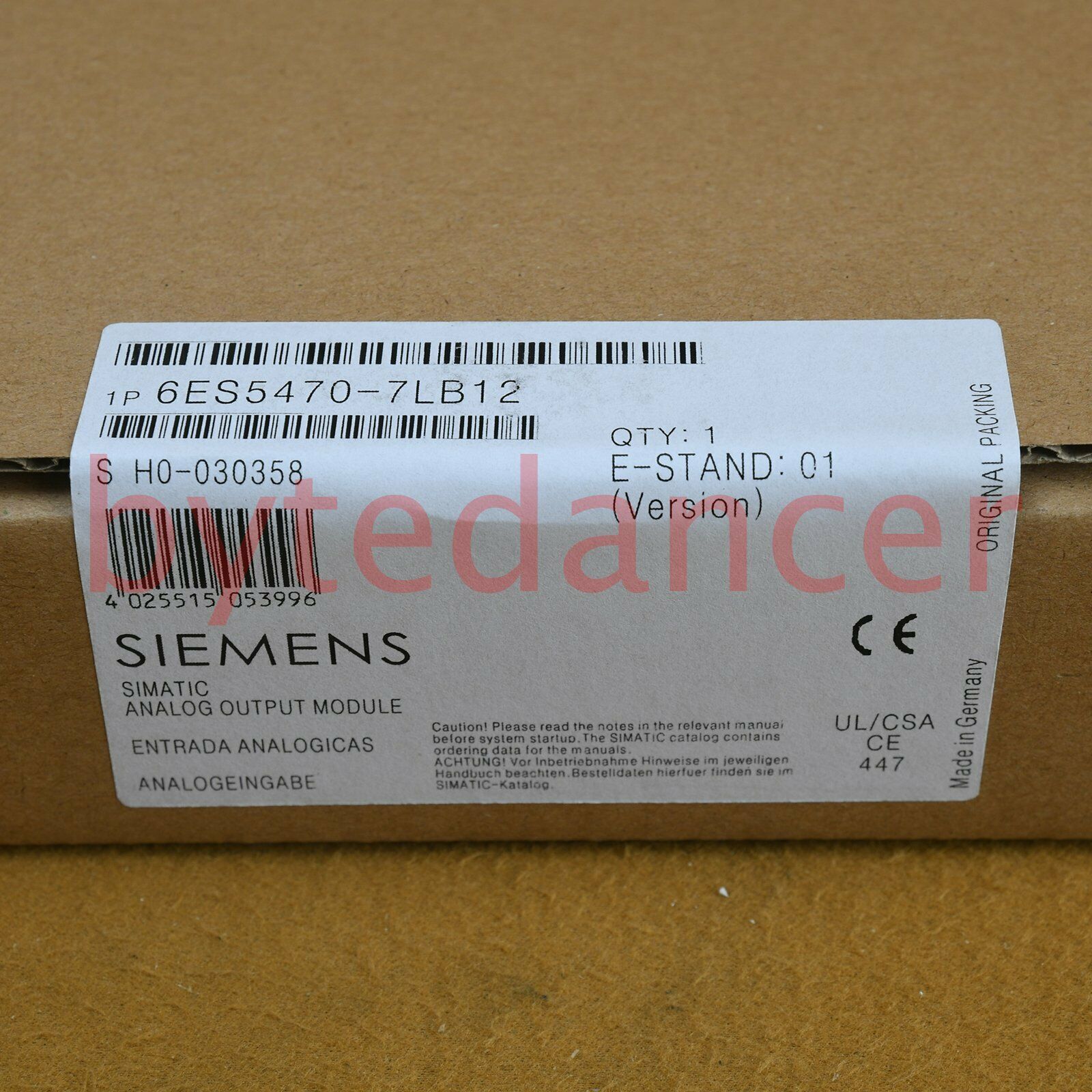 1PC New Analog Output Module 6ES5470-7LB12 1 year warranty Fast  SM9T