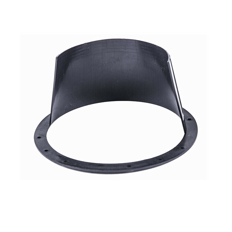 2x Black Car SUV Door Audio Speaker Ring Waterproof Cover Trim Washer Universal