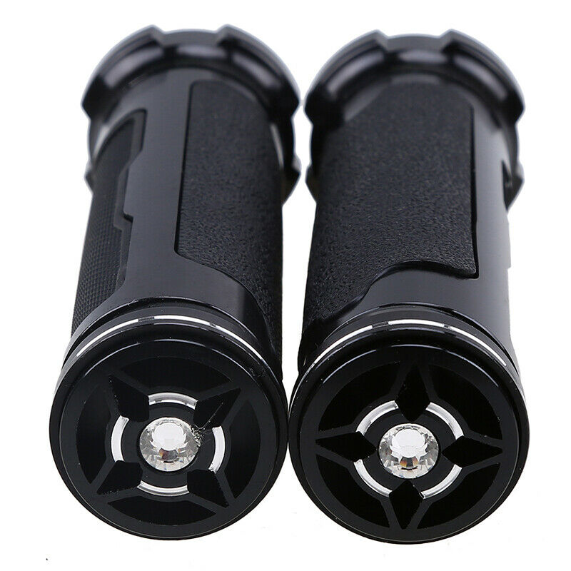 7/8" Motorcycle Handle Bar Hand Grips For Kawasaki 440 LTD KZ440D Belt KZ1000D