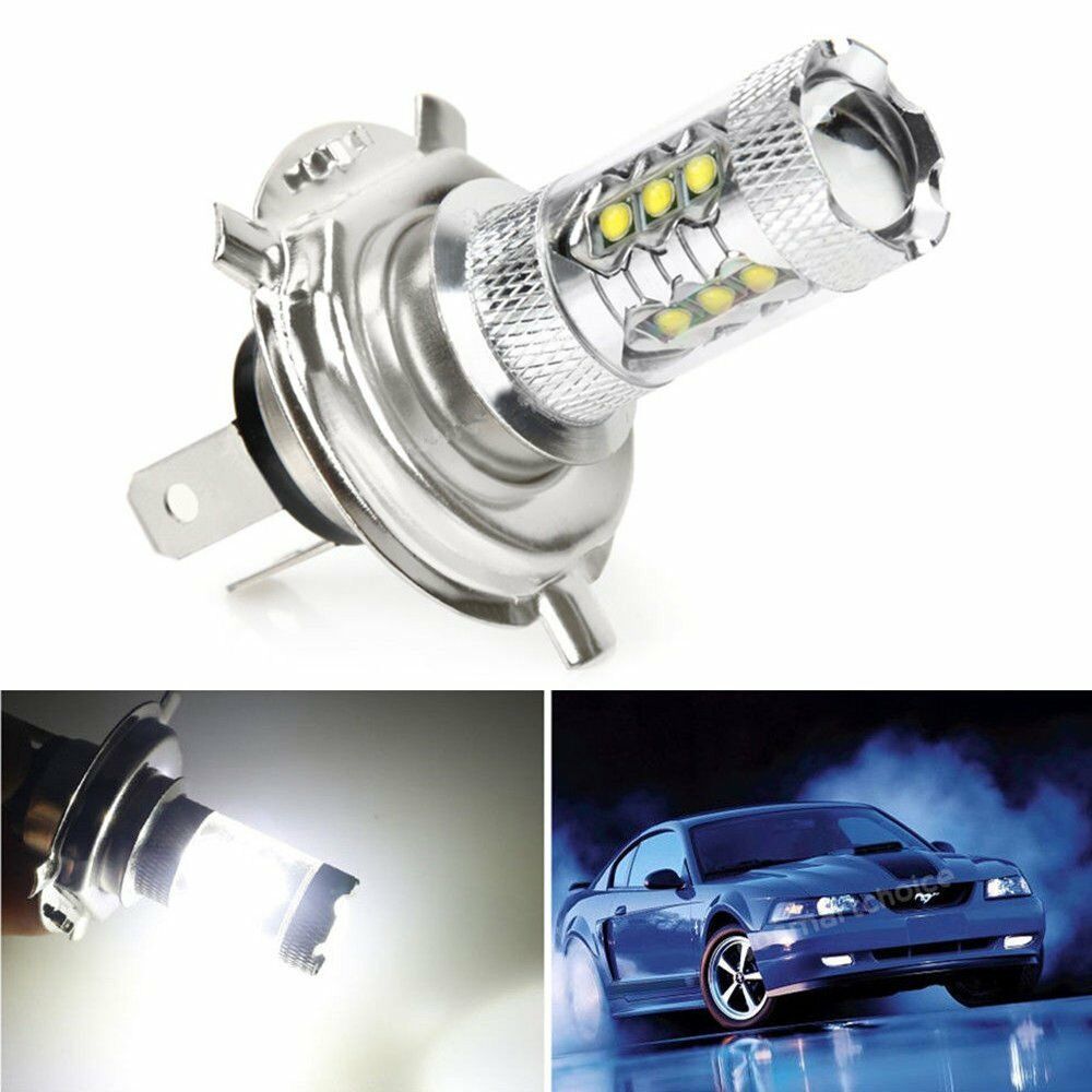 H4 80W 1000LM LED Work Light Bar Spotlight Off-road Driving Fog Lamp Truck Boat