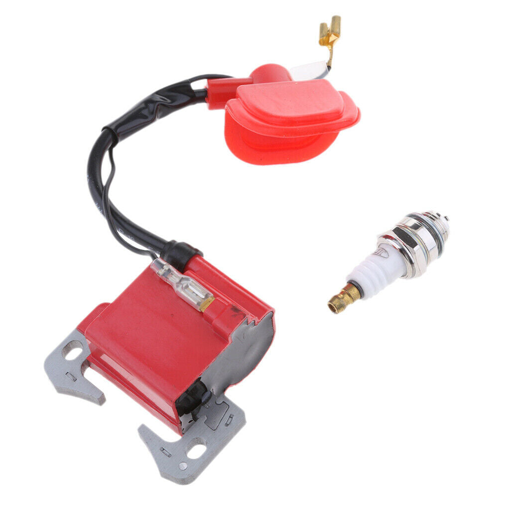 Ignition Coil Wire with Spark Plug for 2-Stroke 43CC 47CC 49CC Pocket Bike Kids