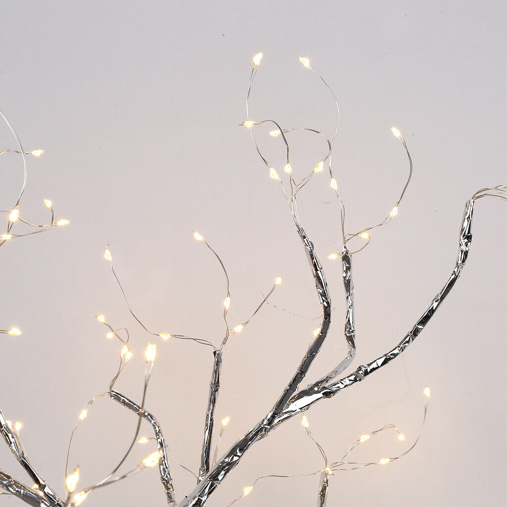 Decorative Tabletop Tree Light LED Night Light for Home Decor Warm White