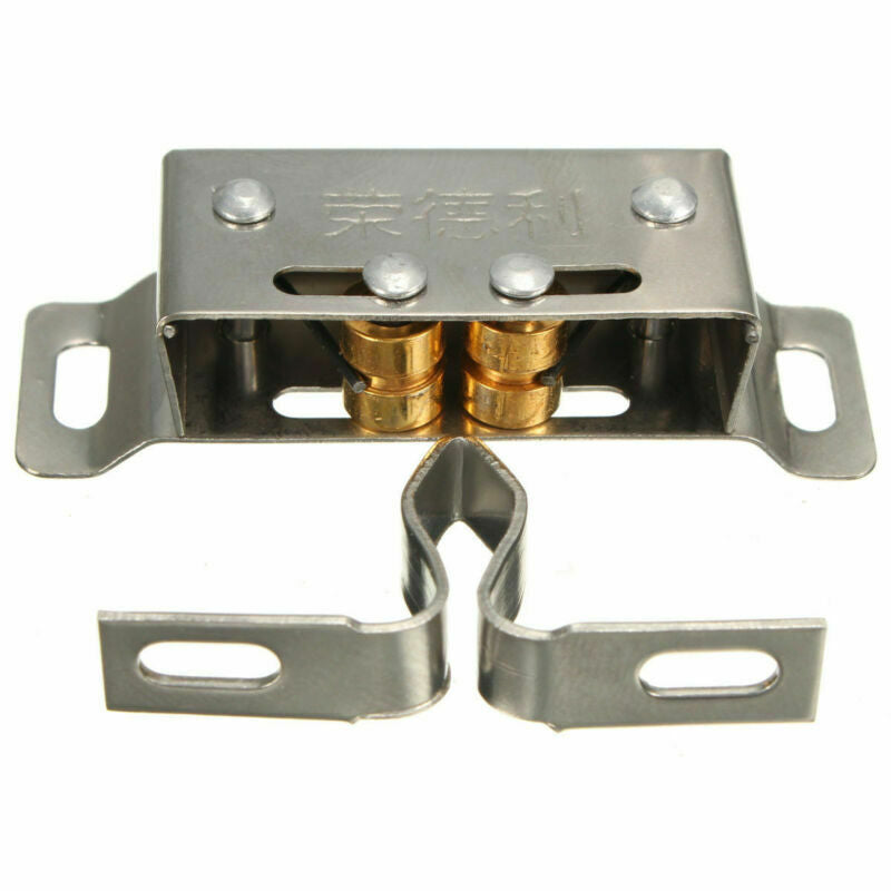 5pcs Home Door Cabinet Cupboard Furniture Magnetic Catch Stopper Roller Latch