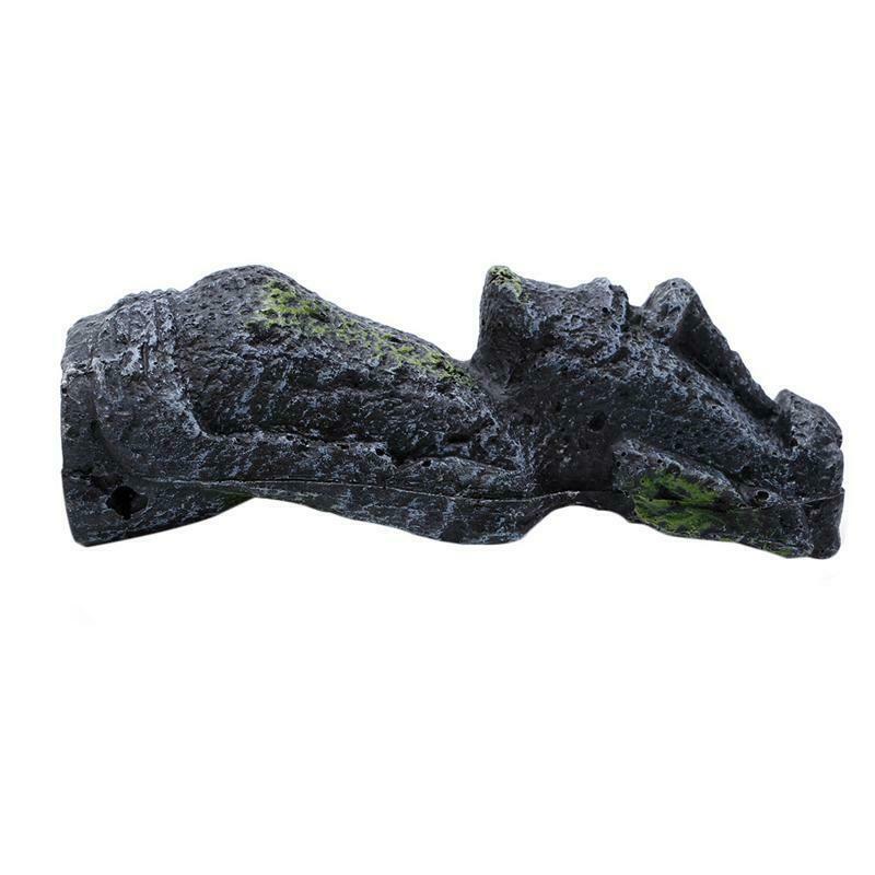 Easter Island Mini Statue Accessory Pipe Fish Tank Aquarium Decoration Ornament