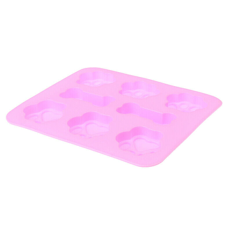 Silicone Baking Mold Dog Bone Dog Footprint Cake Mold Food Grade Baking M.l8