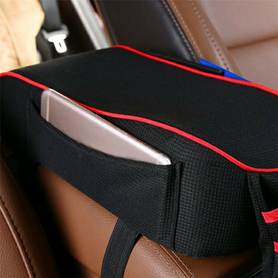 Car Armrest Cushion Pad Center Console Memory Foam Rest Pillow Armrest Support
