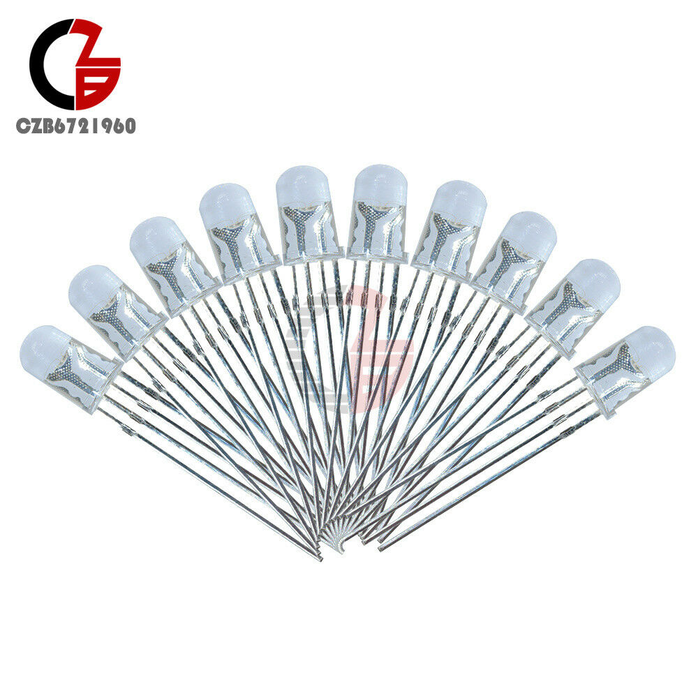 20PCS 4pin RGB Tri-Color Common Anode 5mm LED light Red Green Blue