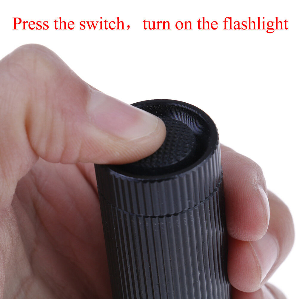 Mini Three-Way Lumen Retractable Focusing Small Hand Led Flashlight Battery A Kt