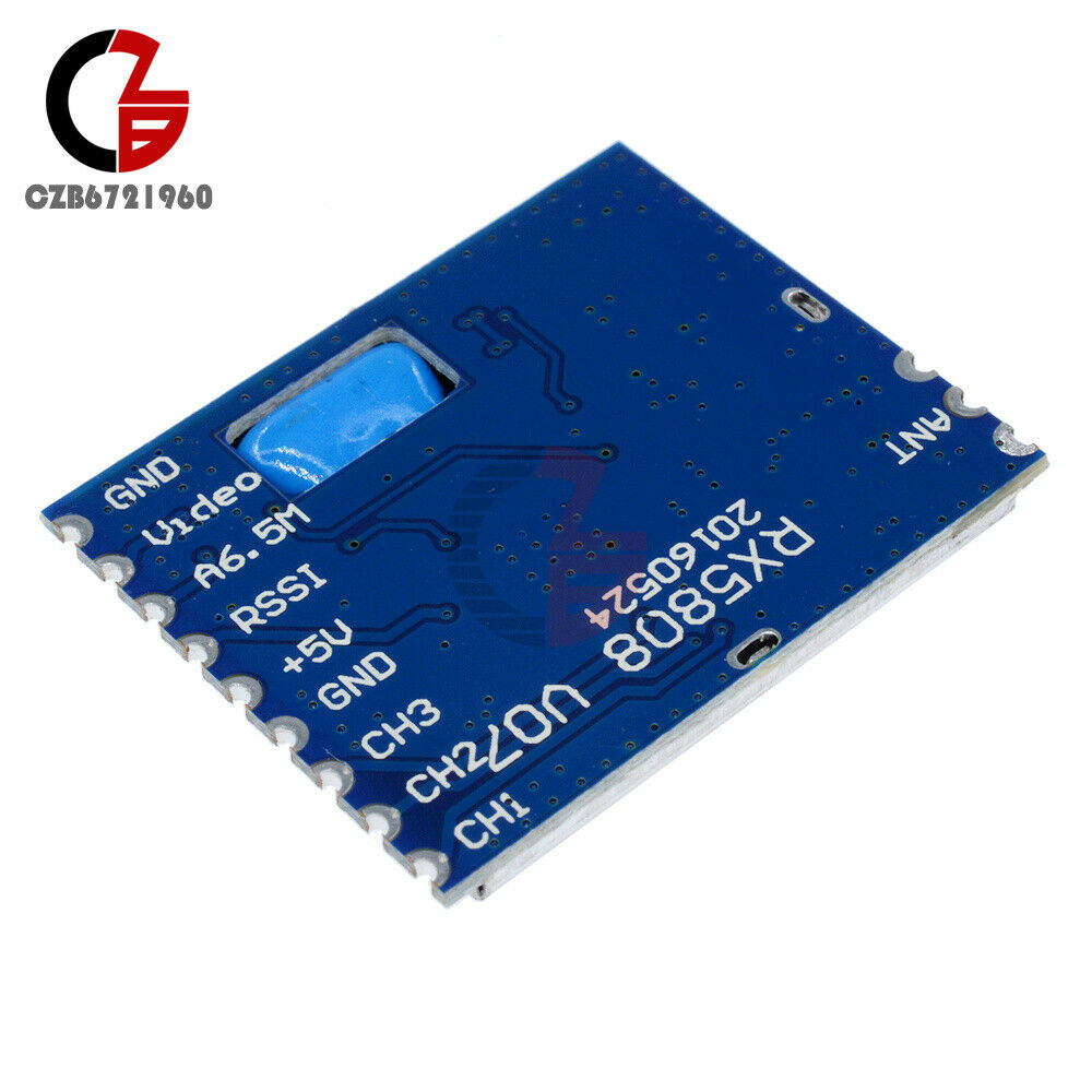 RC FPV 5.8GHz -90dBm 8CH Wireless Audio Video AV Receiving Module For RX5808