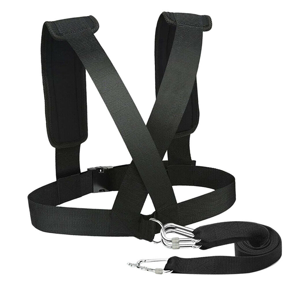 Sled Harness Strength Speed Training Strap Workout Pulling Resistance Band Belt