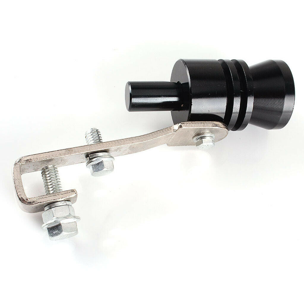 Universal Car Turbo Whistle Refitting Turbo Whistle Exhaust Pipe Black_XL