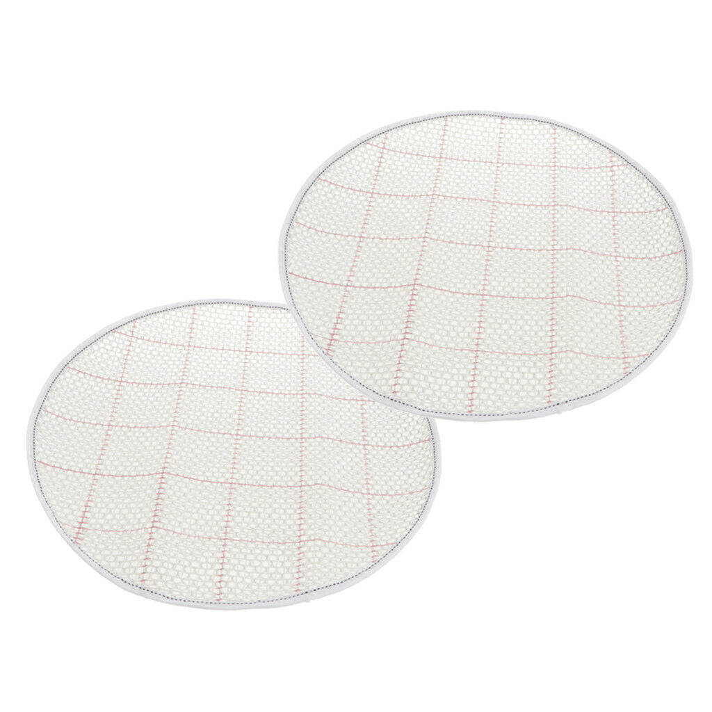 2 Pieces Round Blank Latch Hook Rug Canvas Mat Tapestry Rug DIY Crafts
