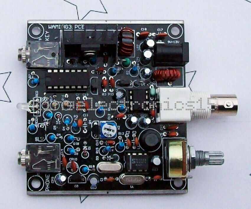 1PCS Frog Sounds HAM Radio QRP Telegraph CW Transceiver Receiver Radio Station