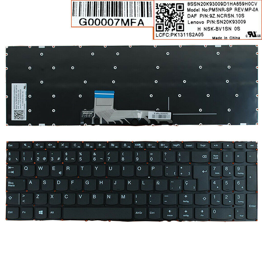 Laptop Keyboard Spanish for Lenovo Ideapad 310S-15IKB 310S-15ISK 510S-15IKB