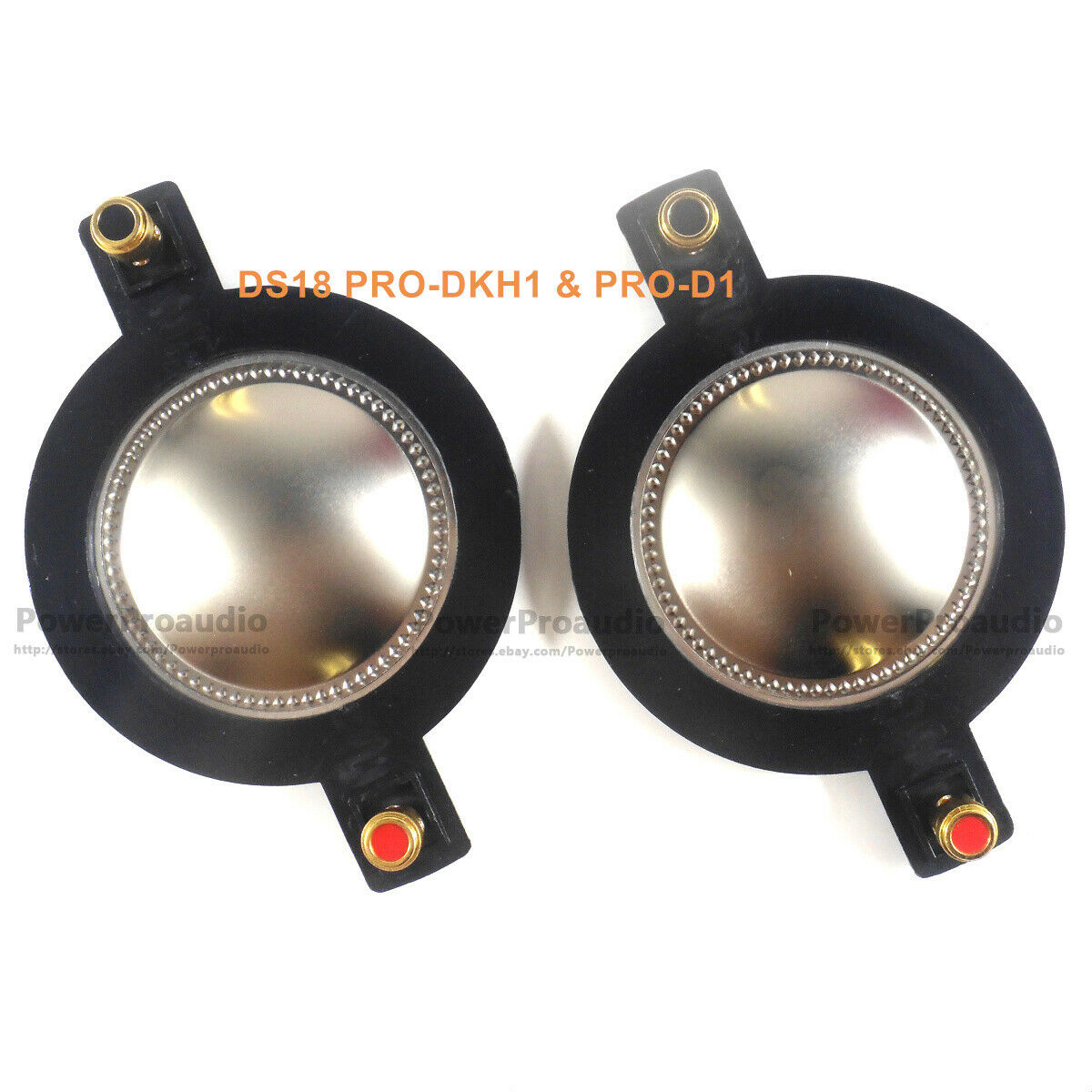 2x Diaphragm DS18 PRO-DKH1 & PRO-D1 Titanium DS18 PRO-D1F Driver 8ohms