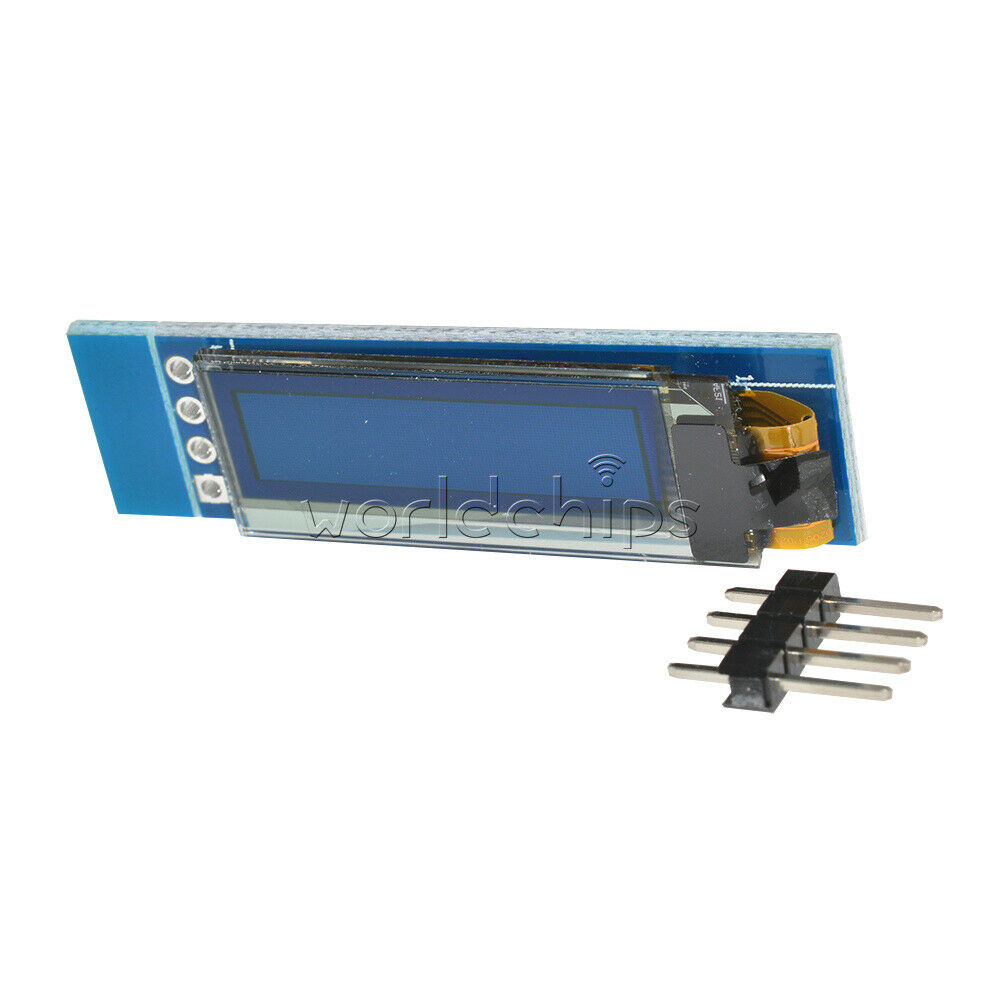 10PCS Lot 0.91"Inch 128x32 IIC I2C OLED LCD Display Module 3.3V 5V For  Arduino