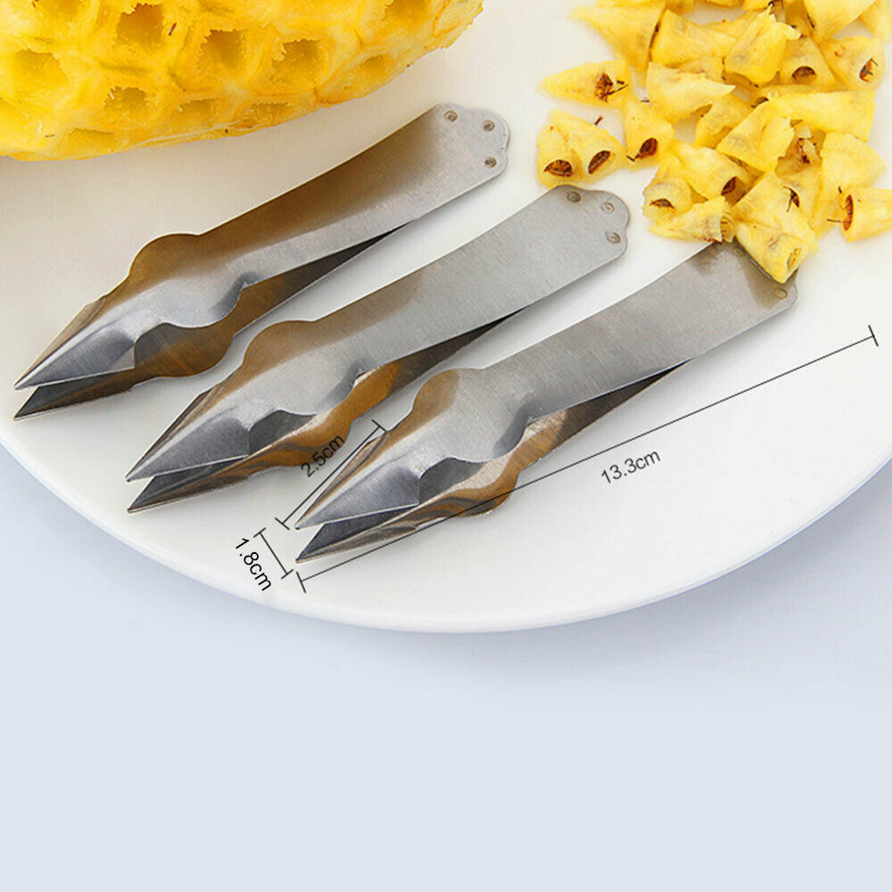 Pineapple Clip Pineapple Peeler Stainless Steel Eye Remover Creative Kitchen New