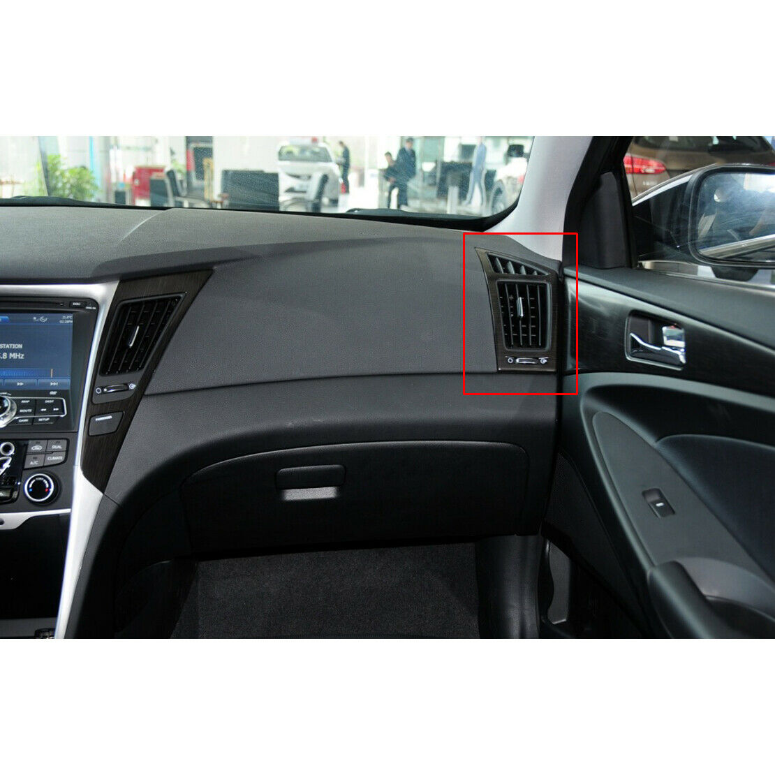 Right Dash AC Air Vent Outlet Grille Fit For Hyundai Sonata MK8 2011-14 Durable