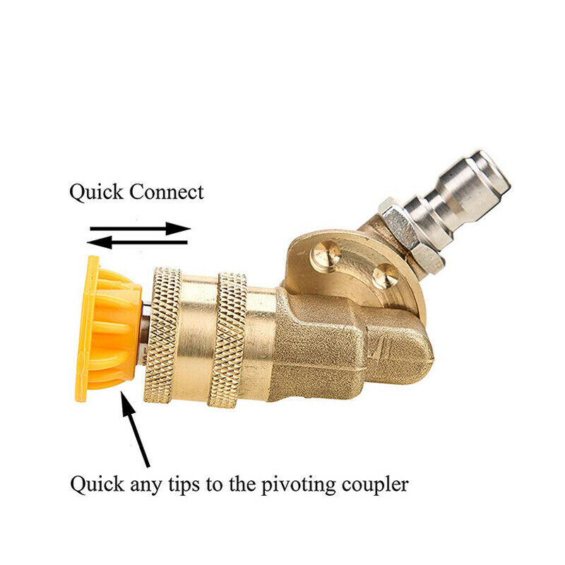 180Â° Five Speed Quick Rotation Angle Joint Coupler Cleaning Machine Accessories
