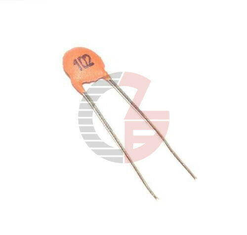 100PCS 1000pF (1nF) 102 Ceramic Capacitor 50V DIP Round Disc