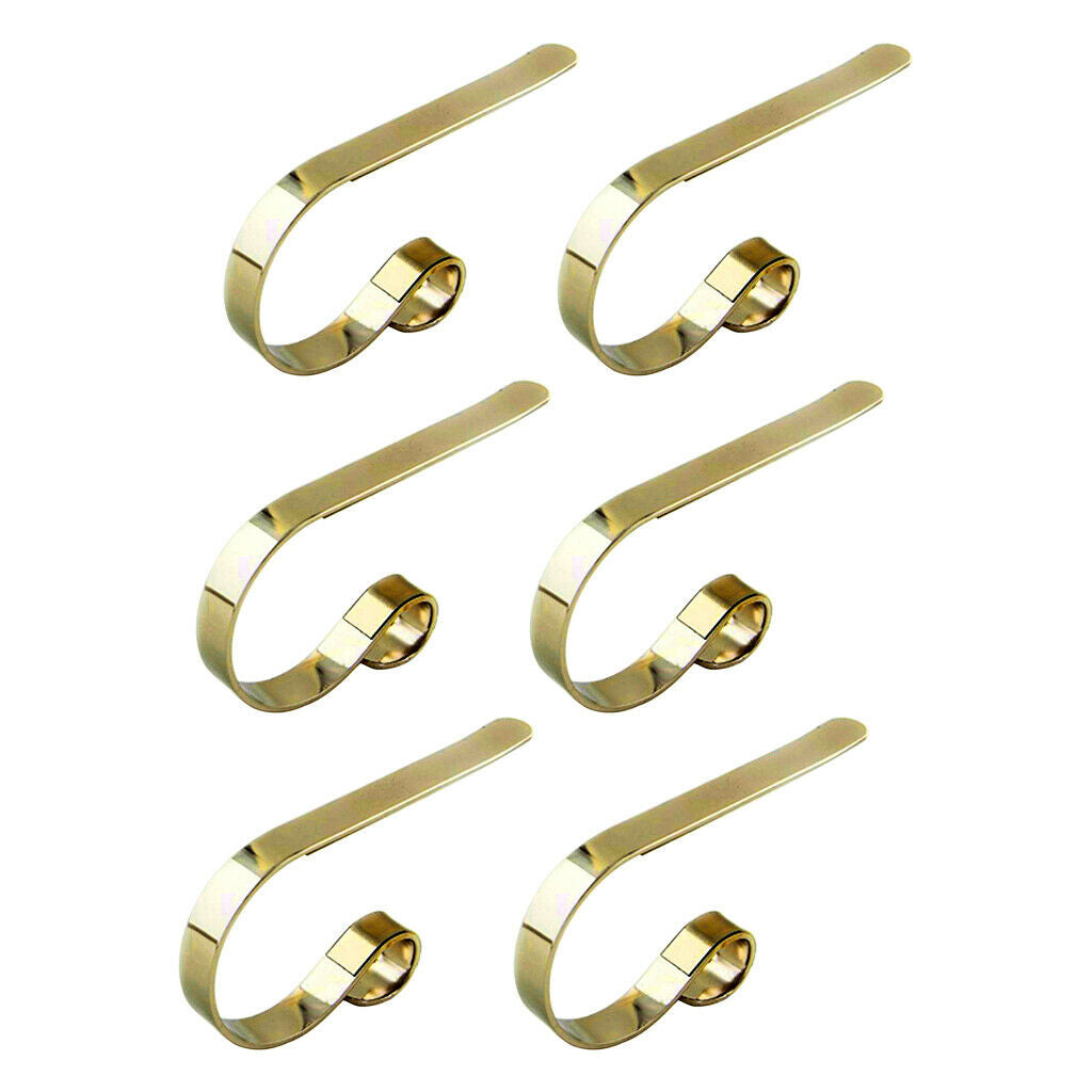 6Pieces Festival Christmas Hook Home Non-Skid Metal Hanger Party Decoration