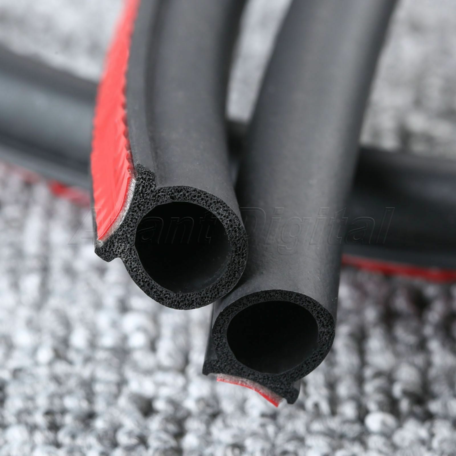 Weatherstrip Big D-shape Hollow Strip Universal Car Door Rubber Weather Seal 8M