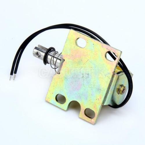 DC 12V Push Type Open Actuator Solenoid Electromagnet 0.8N ZYE1-0837ZP (1) S110
