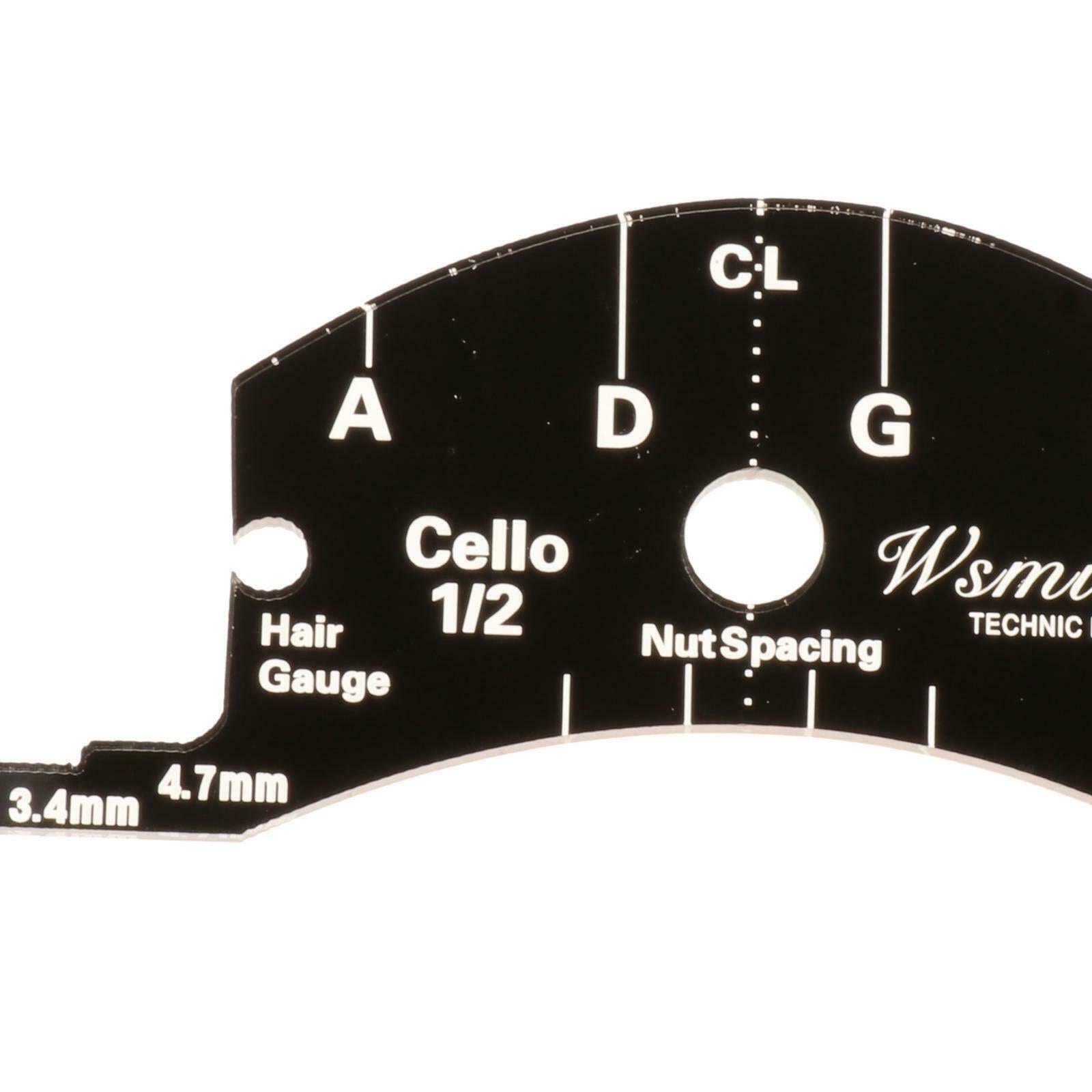 Cello Bridge Fingerboard Mold Template Repair Tool for Cello and Double Bass