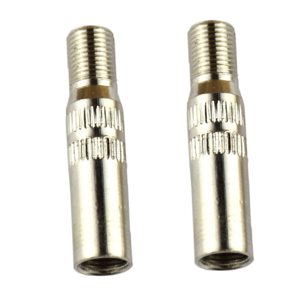8 Pieces Car Vehicle Valve Extender Adapter   39mm 1.54" Metal Straight
