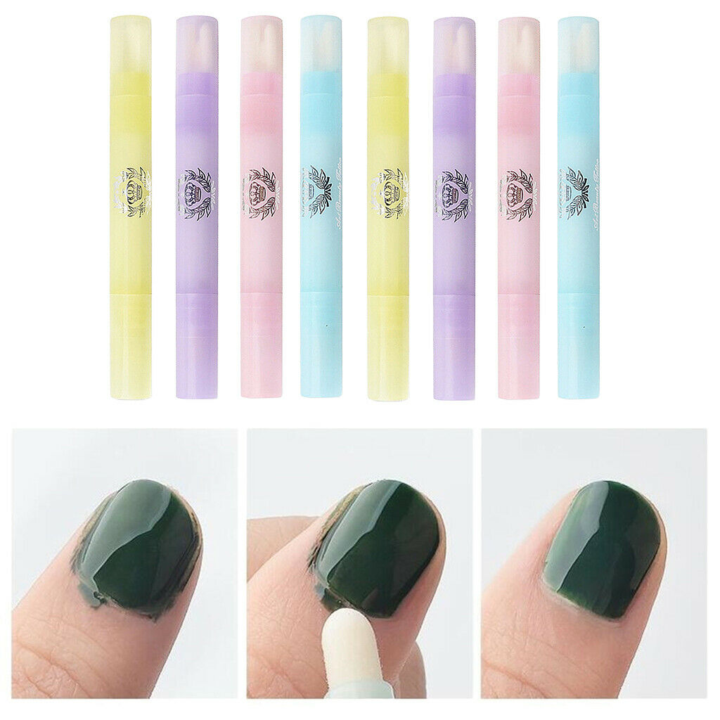 2x Salon Polish Remover Nail Art Pen Varnish Corrector W/ 6 Replacement Tips