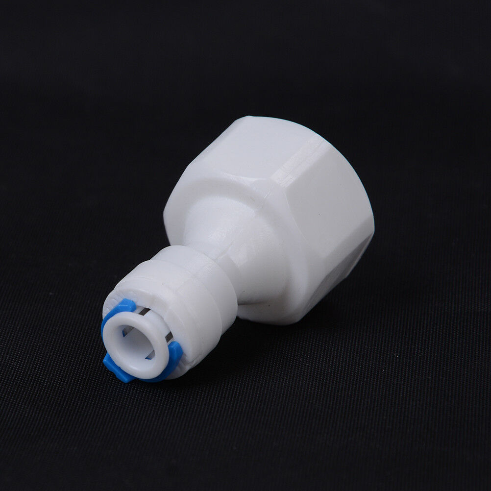 1X 1/4" Push Fit - 1/2" Female Thread PE Pipe Fitting Hose Quick ConnectoH WF