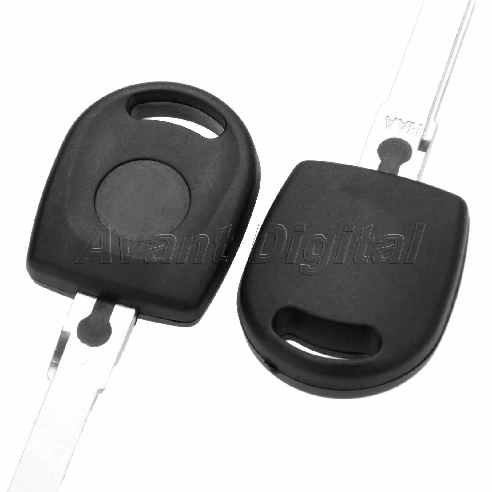 2Pcs Remote Key ID48 Chip HU66/HAA Uncut Blade Fit For  Golf 1998-2004