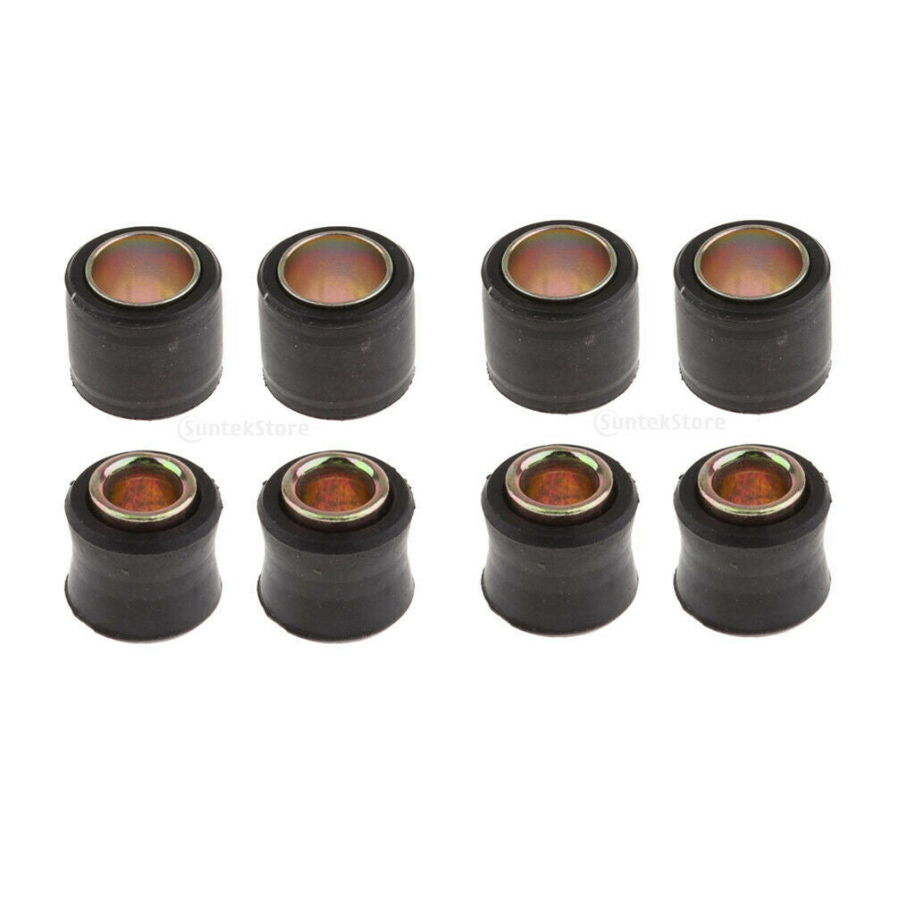 Universal Rear Shock Absorber Damper Bush Kit, 4 Pack of 10mm + 4 Pack of 14mm