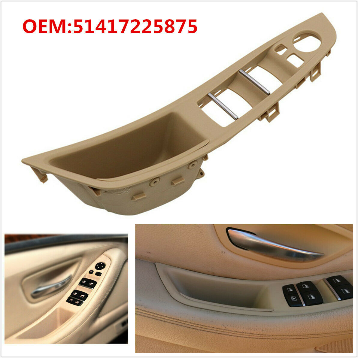 Front Left Door Window Control Switch Panel Trim For BMW F10 535i 550i 528i M5