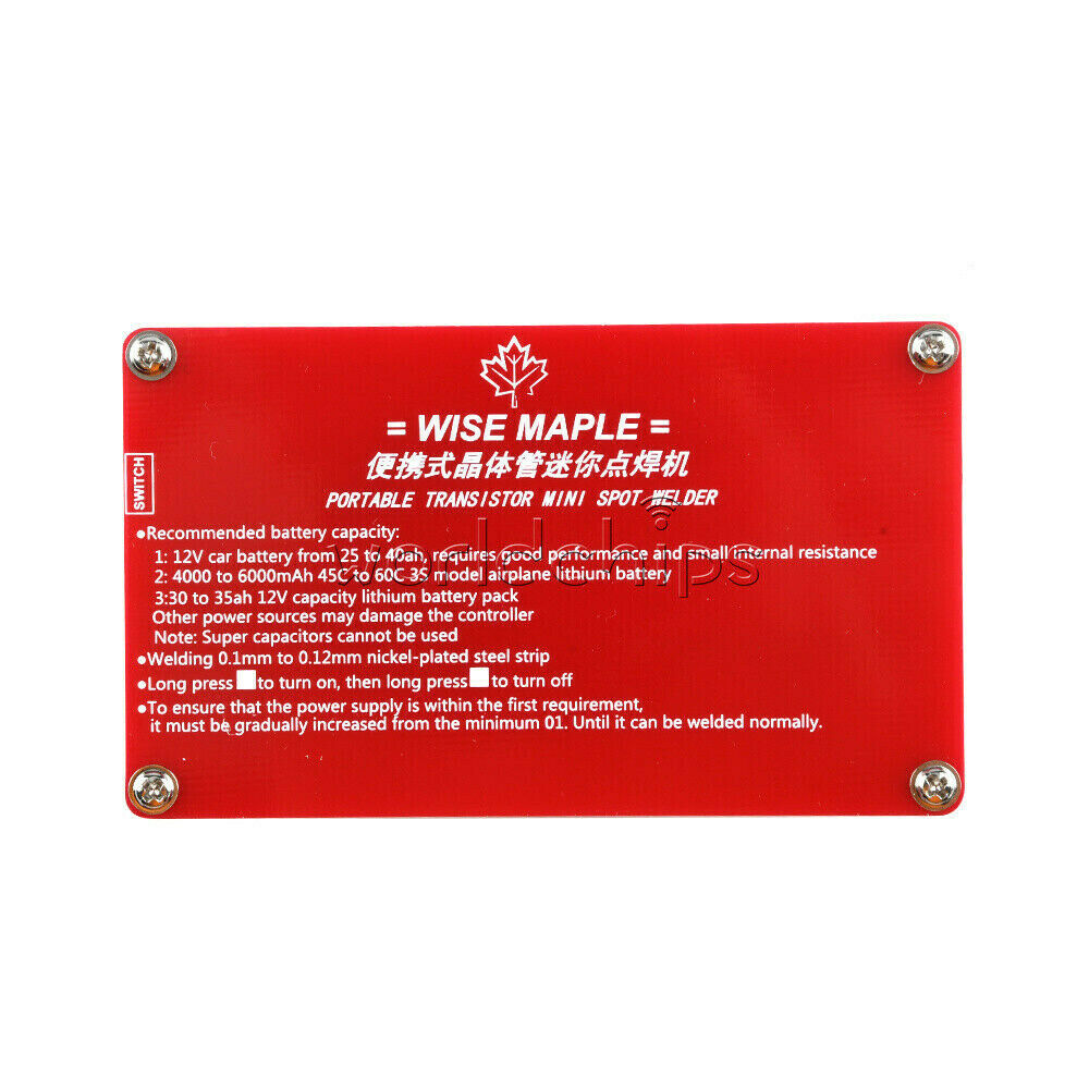 Upgrade WM-2 Portable Transistor Mini Spot Welding Welder Machine LCD DIY DC 12V